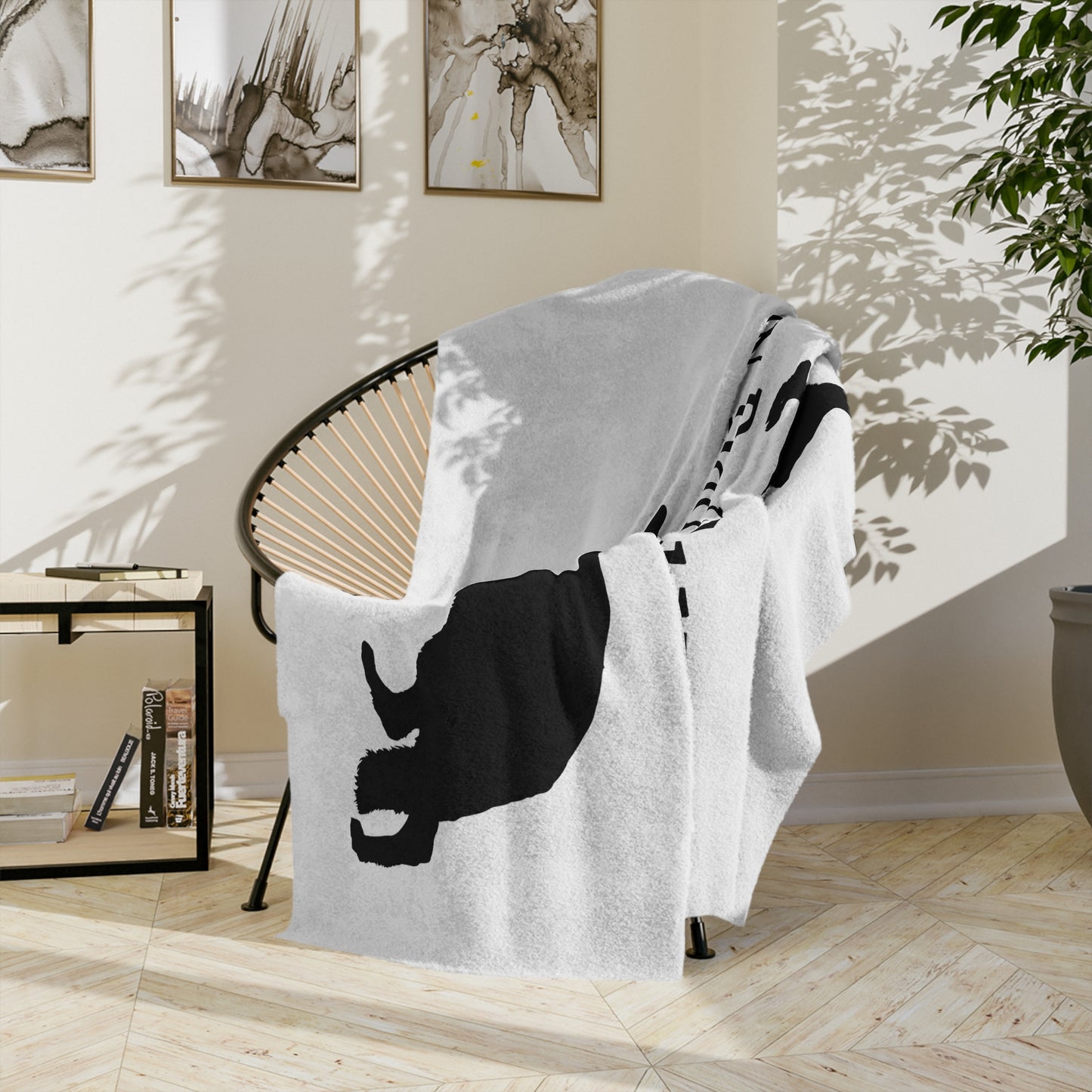 Bad Guy Velveteen Microfiber Blanket