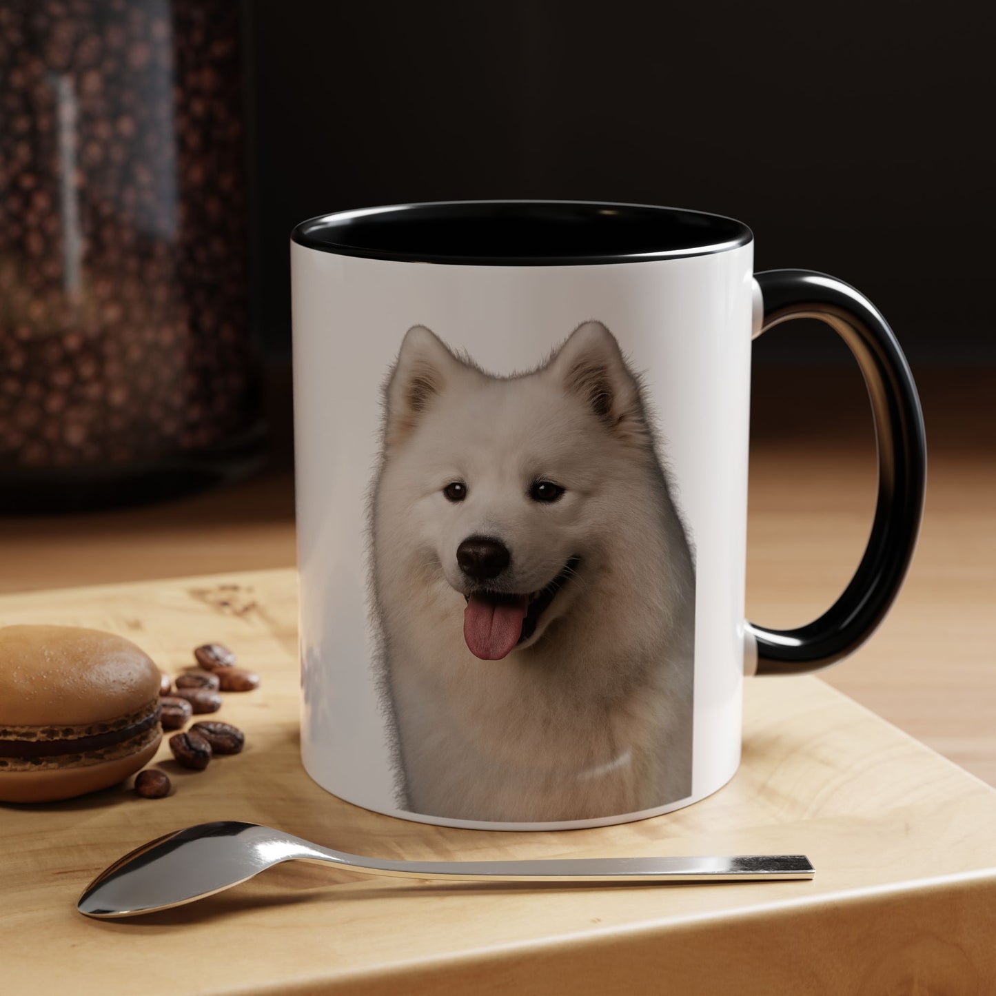 Samoyed Head 2-Tone Coffee Mug