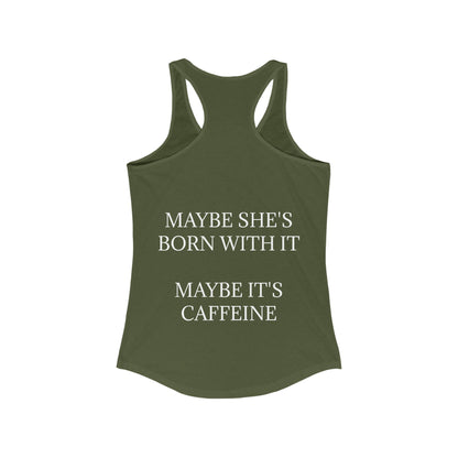 Born With It Women's Racerback Tank