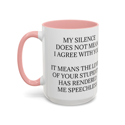 Speechless 2-Tone Coffee Mug