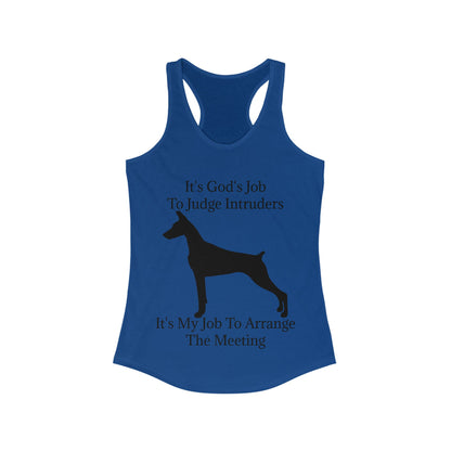 Arrange The Meeting Women's Racerback Tank