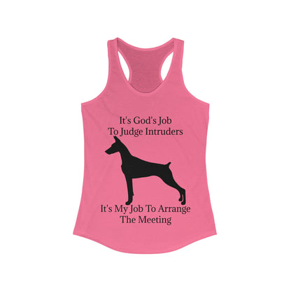 Arrange The Meeting Women's Racerback Tank