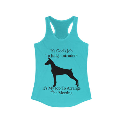 Arrange The Meeting Women's Racerback Tank