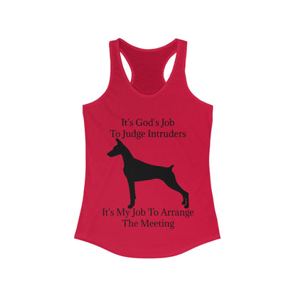 Arrange The Meeting Women's Racerback Tank