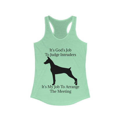 Arrange The Meeting Women's Racerback Tank
