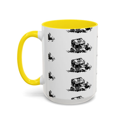 Slingin' Mud Side By Side 2-Tone Coffee Mug