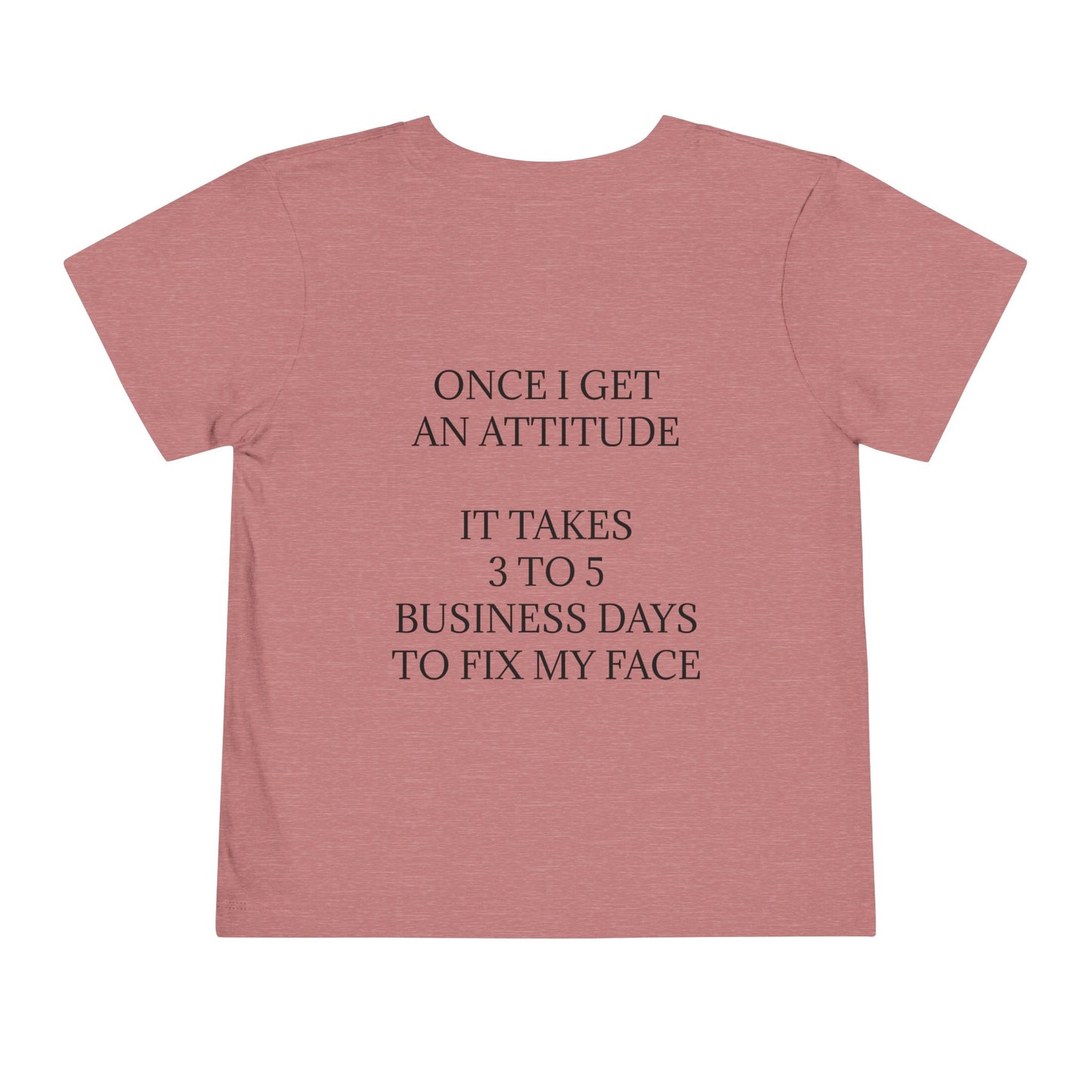 Fix My Face Toddler Unisex Short Sleeve Crewneck Tee