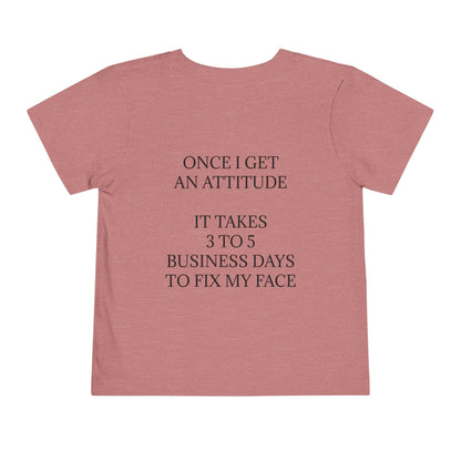Fix My Face Toddler Unisex Short Sleeve Crewneck Tee