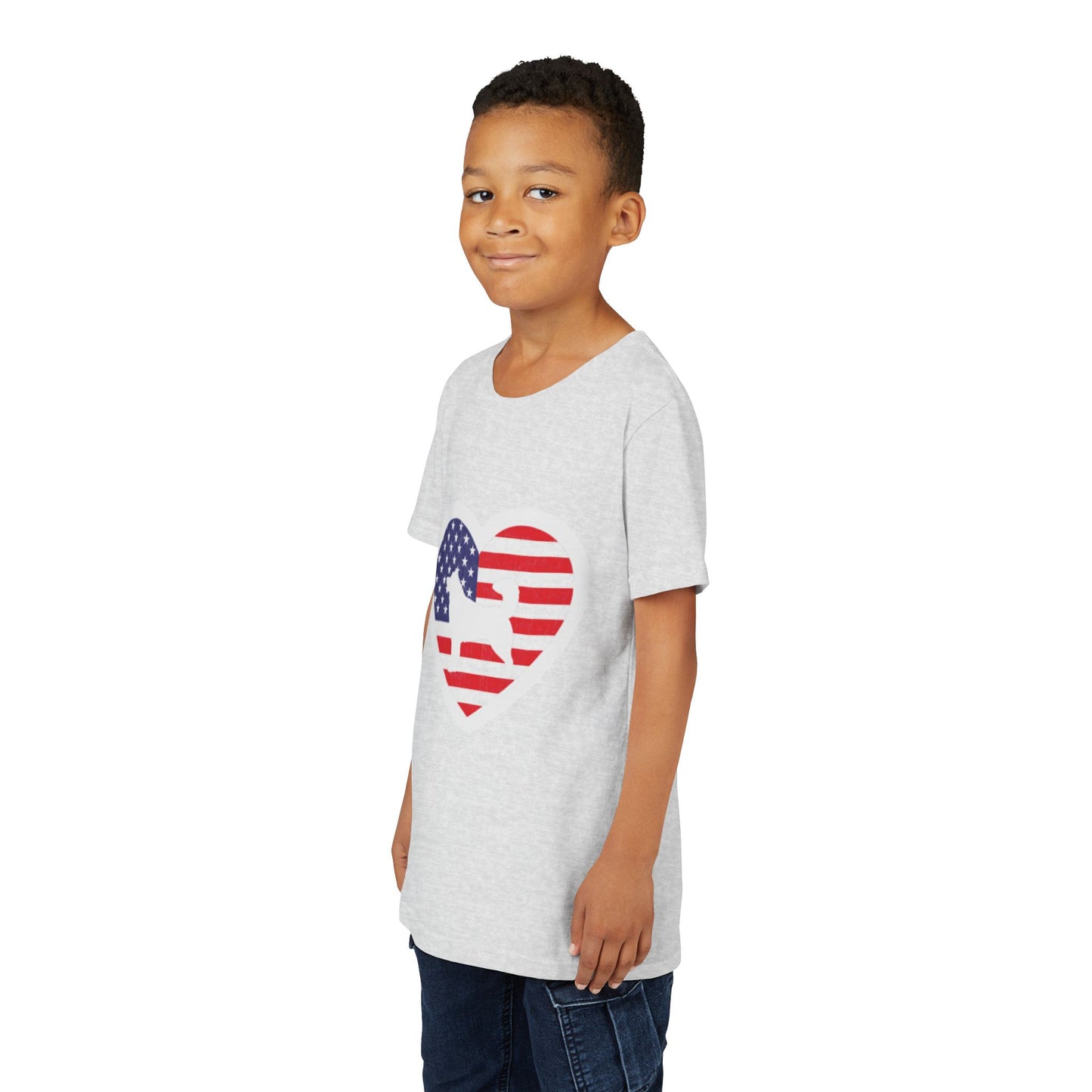 Malamute Flag Youth Unisex Short Sleeve Crewneck Tee