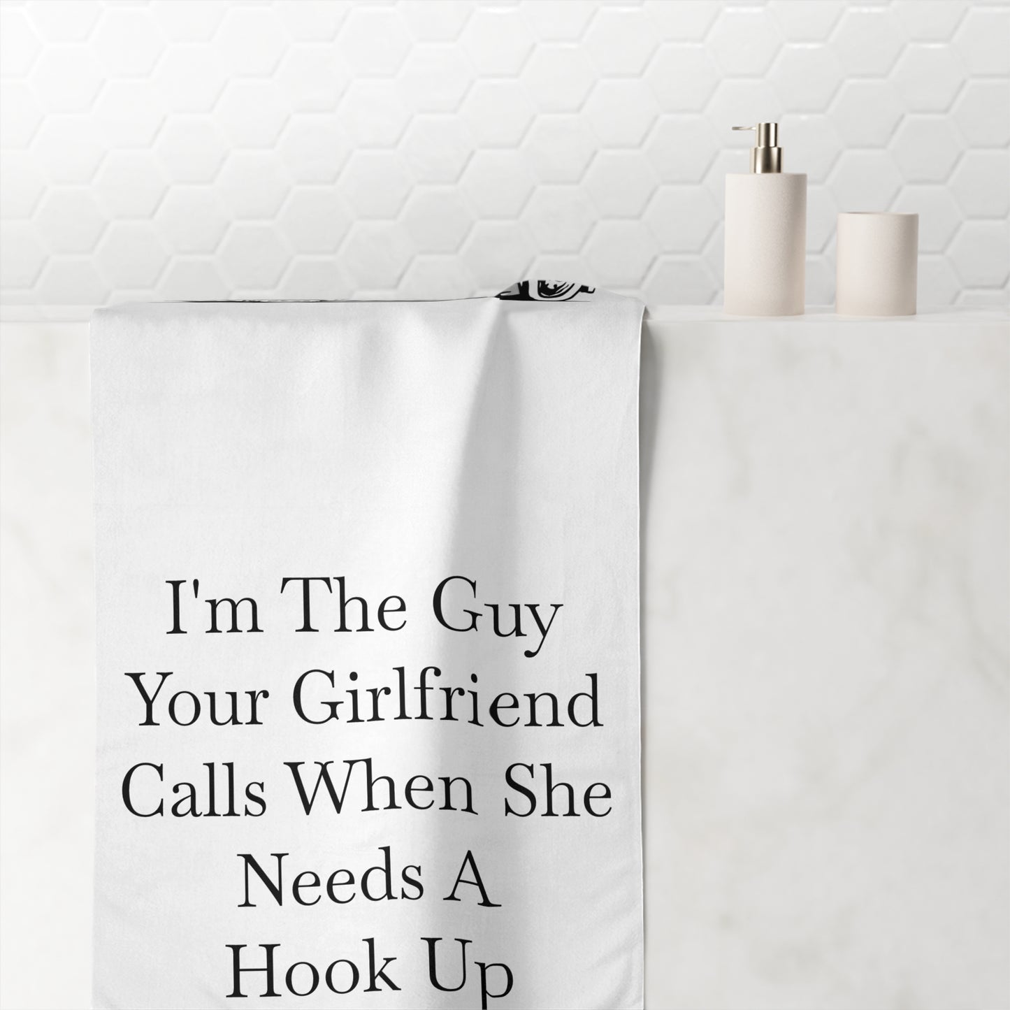 I'm The Guy Mink-Cotton  Beach Towel