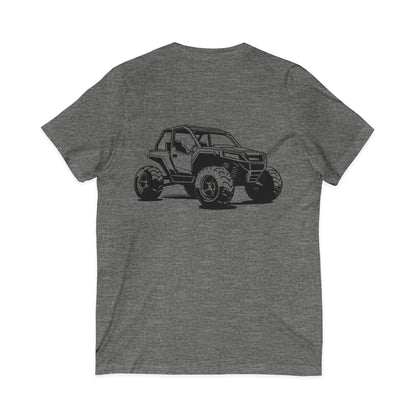 Off The Beaten Path Side By Side Unisex Short Sleeve V-Neck Tee
