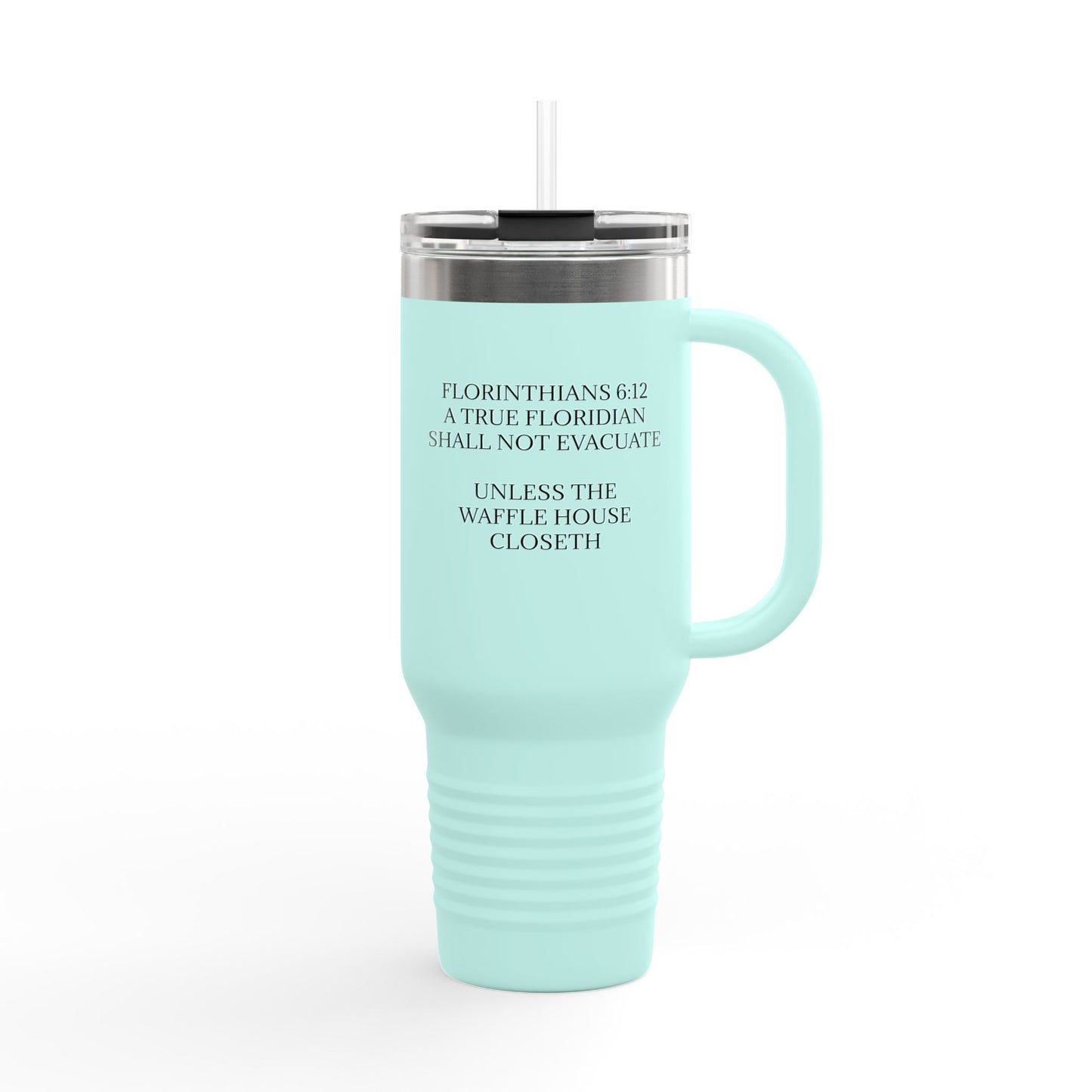 Florithians 6:12 Insulated Travel Mug