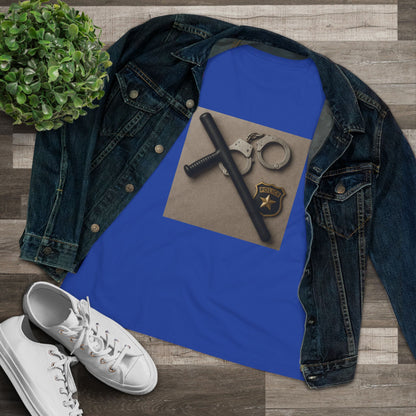 Law Enforcement Appreciation Women's Short Sleeve Crewneck Tee