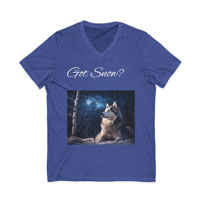 Got Snow? Unisex Short Sleeve V-Neck Tee