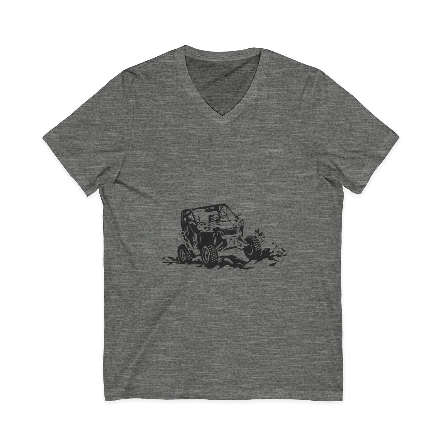 Slingin' Mud Side By Side Unisex Short Sleeve V-Neck Tee