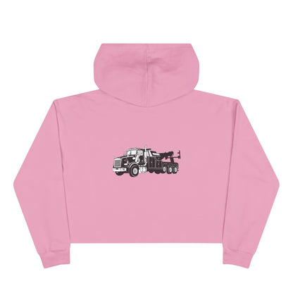 Heavy Tow Truck Women's Crop Hoodie