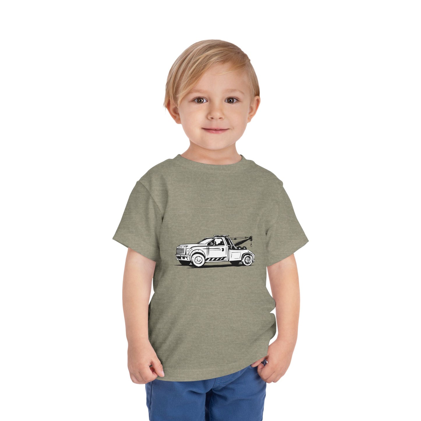 Wheel Lift Tow Truck Toddler Unisex Short Sleeve Crewneck Tee