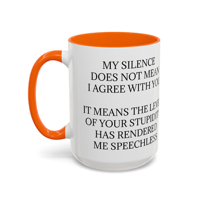 Speechless 2-Tone Coffee Mug
