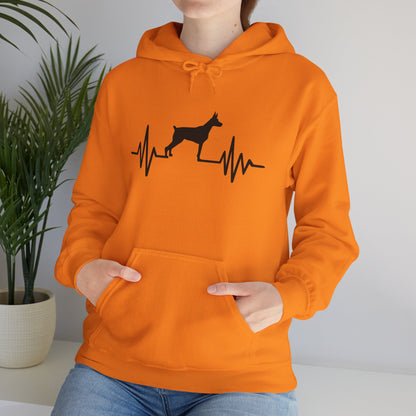 My Heart Beats For Dobermans Unisex Hoodie