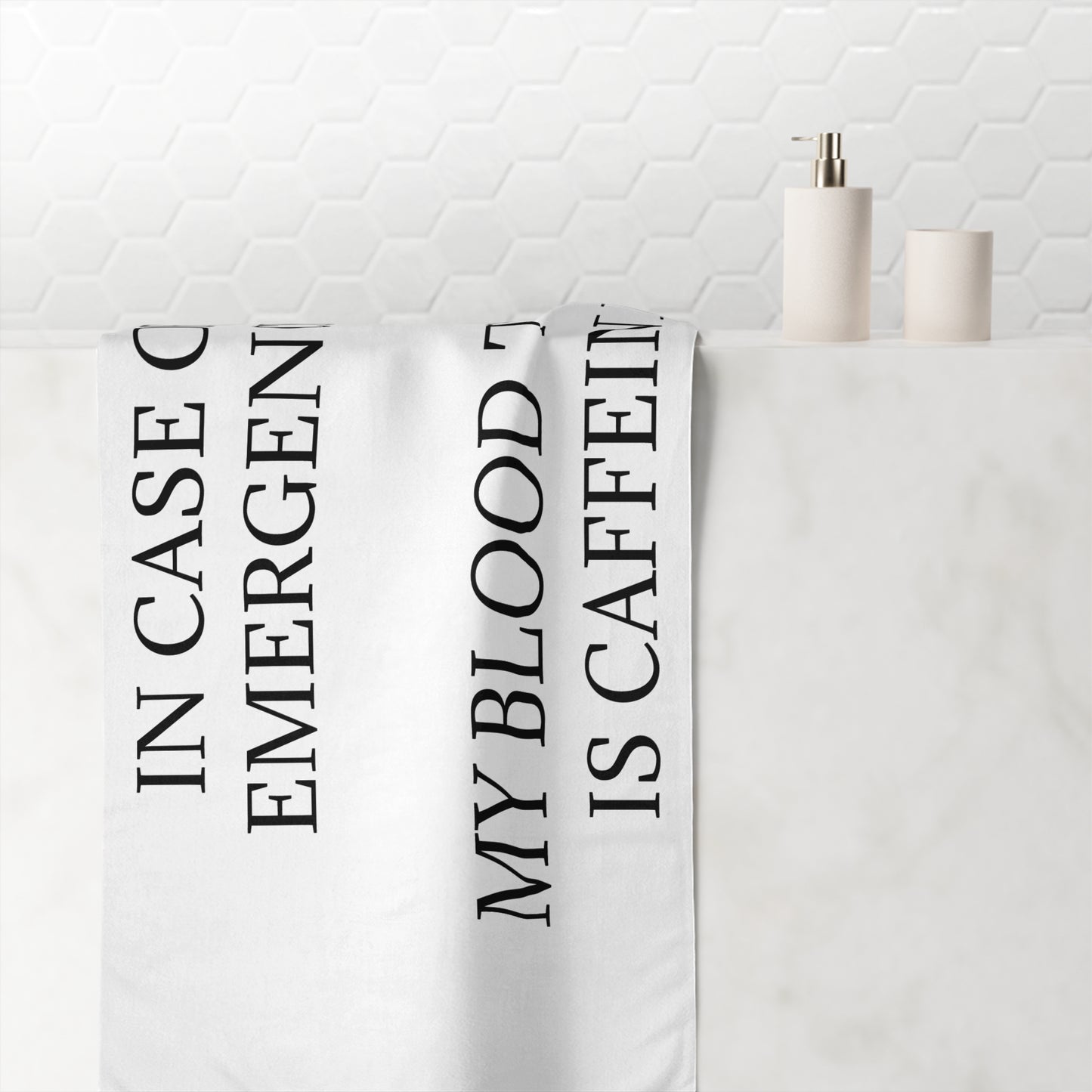 Blood Type Mink-Cotton  Beach Towel