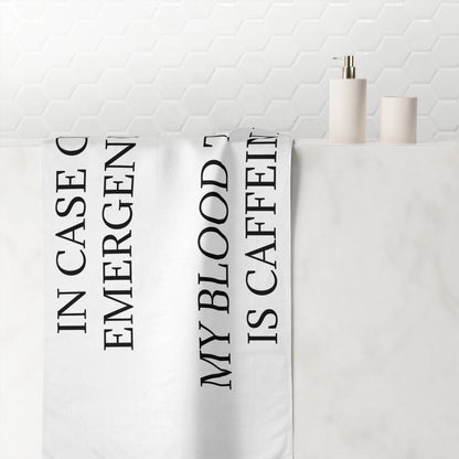 Blood Type Mink-Cotton  Beach Towel