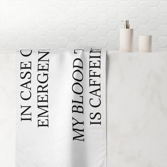 Blood Type Mink-Cotton  Beach Towel