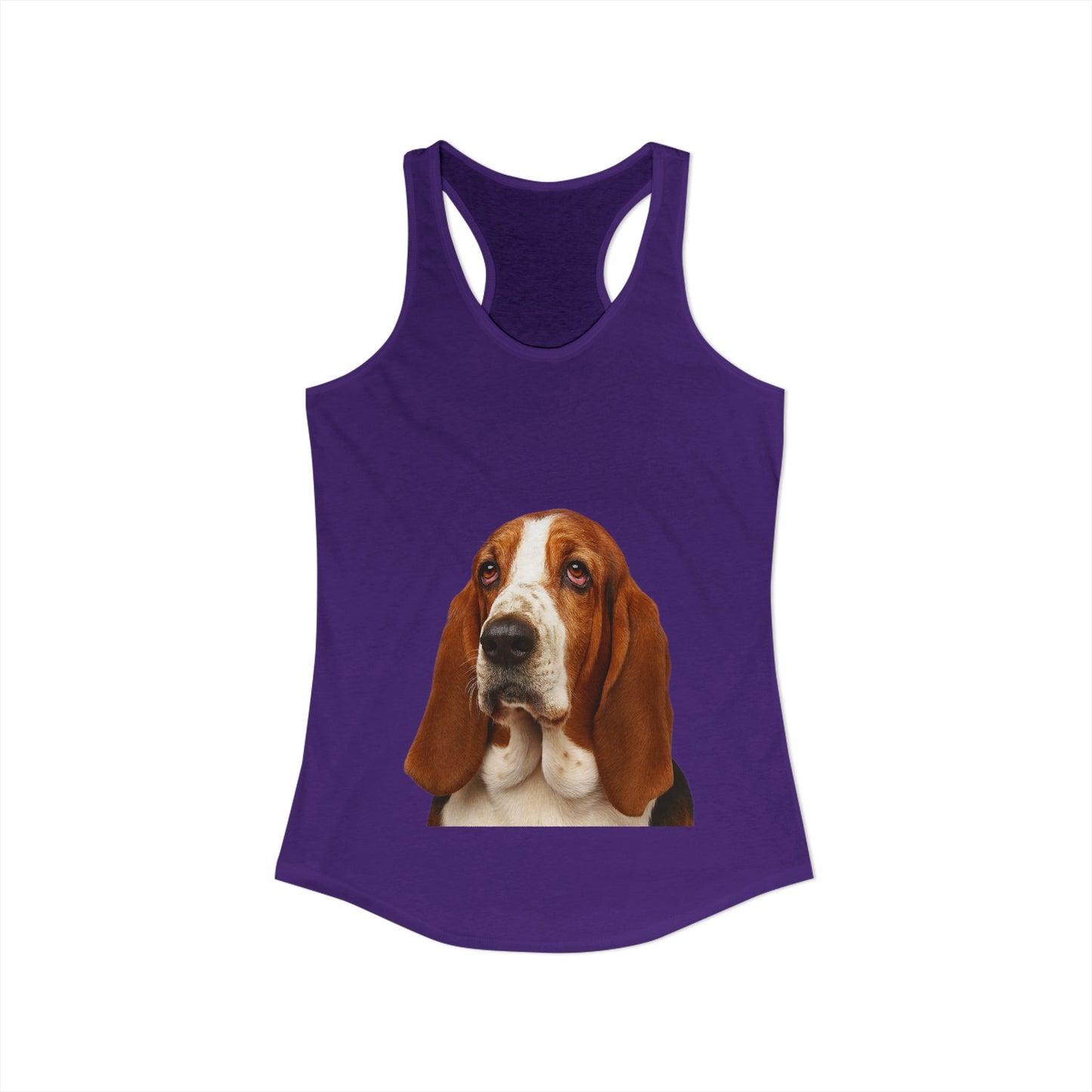 Basset Head Women's Racerback Tank