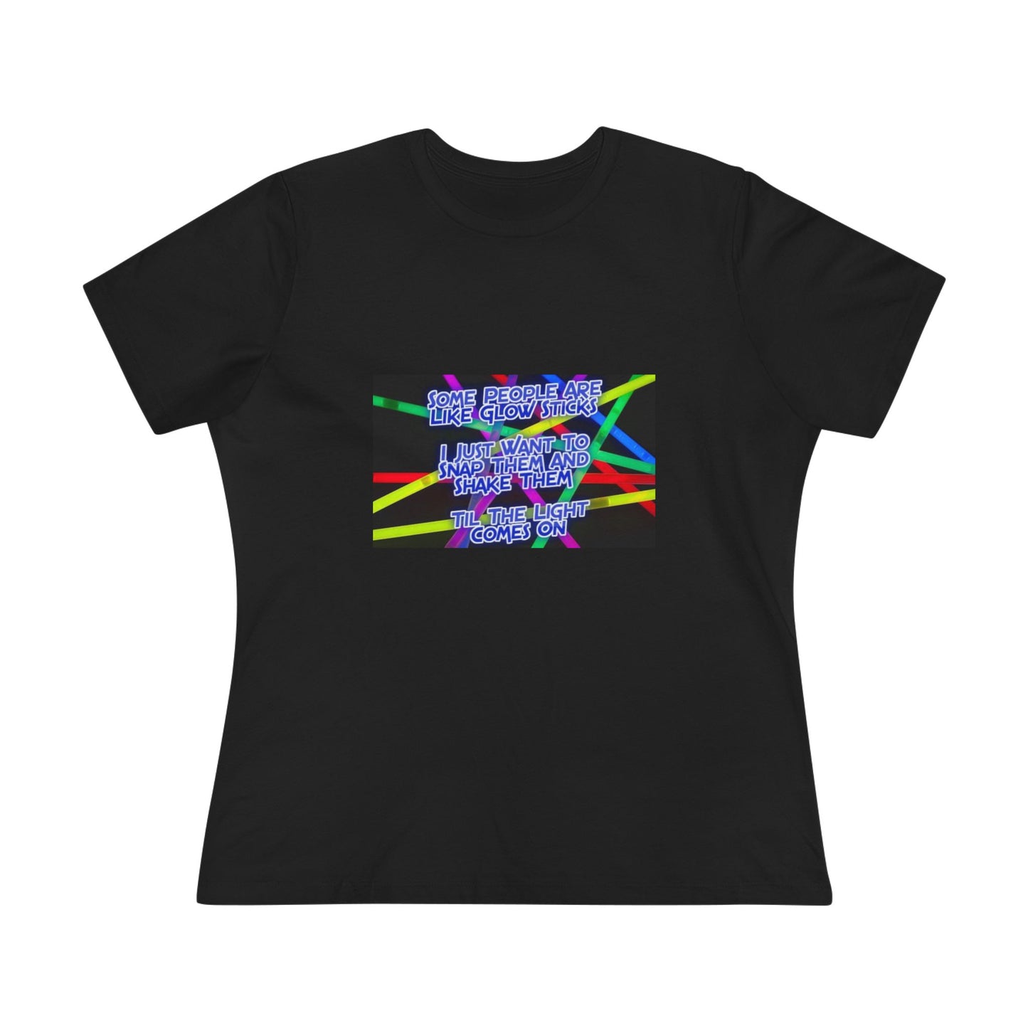 Glow Sticks Women's Short Sleeve Crewneck Tee