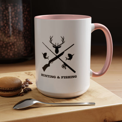 Hunting/Fishing 2-Tone Coffee Mug
