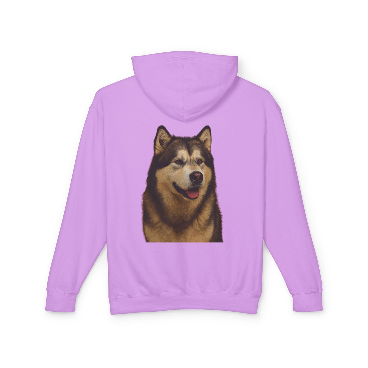 Malamute Head Unisex Lightweight Hoodie