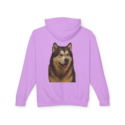 Malamute Head Unisex Lightweight Hoodie