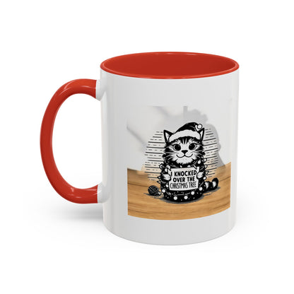 Naughty Cat 2-Tone Coffee Mug