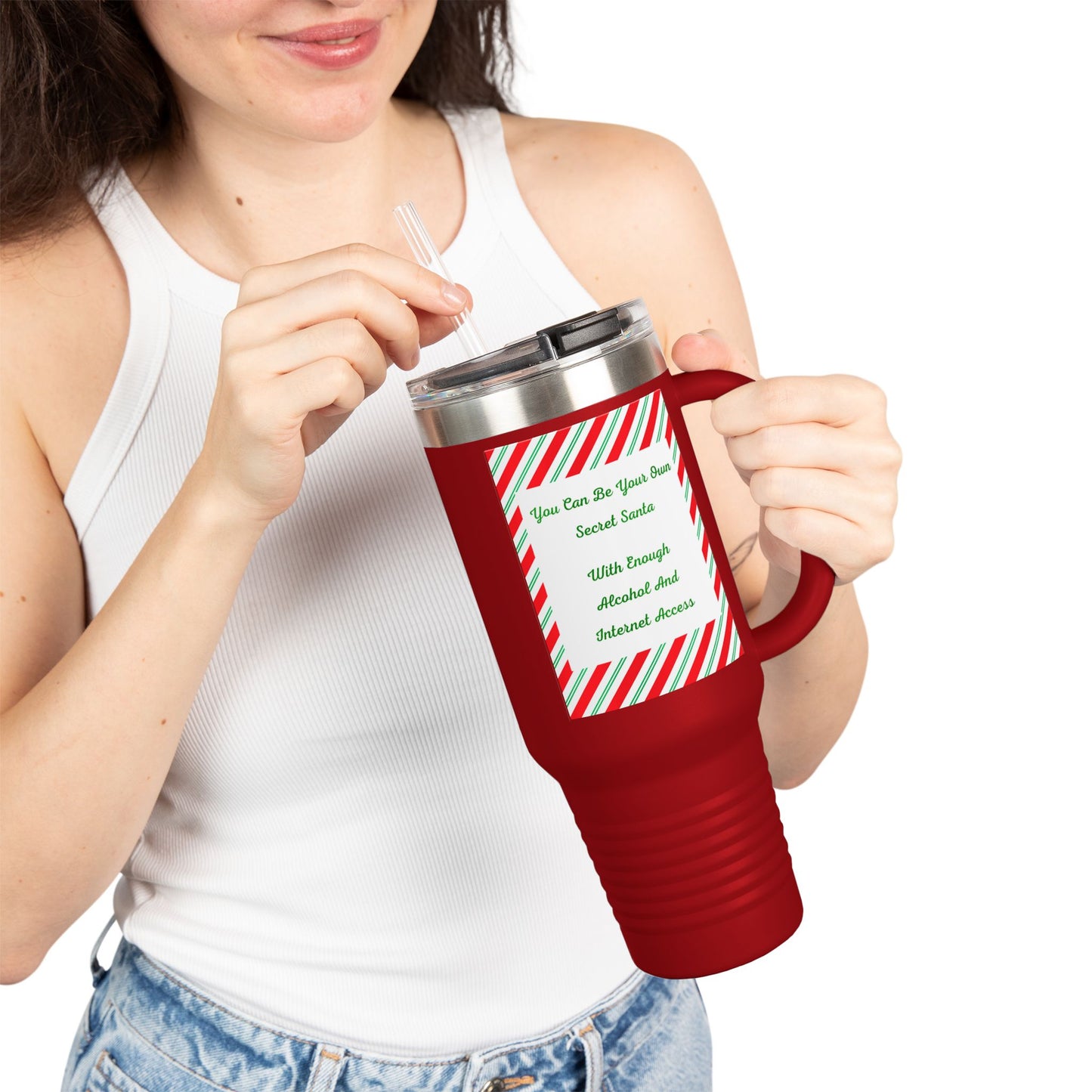 Your Own Secret Santa Insulated Travel Mug