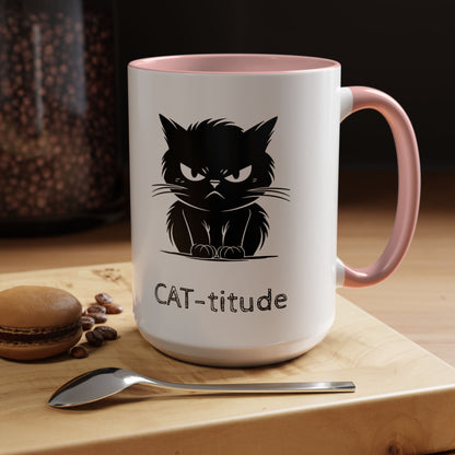 CAT-titude 2-Tone Coffee Mug