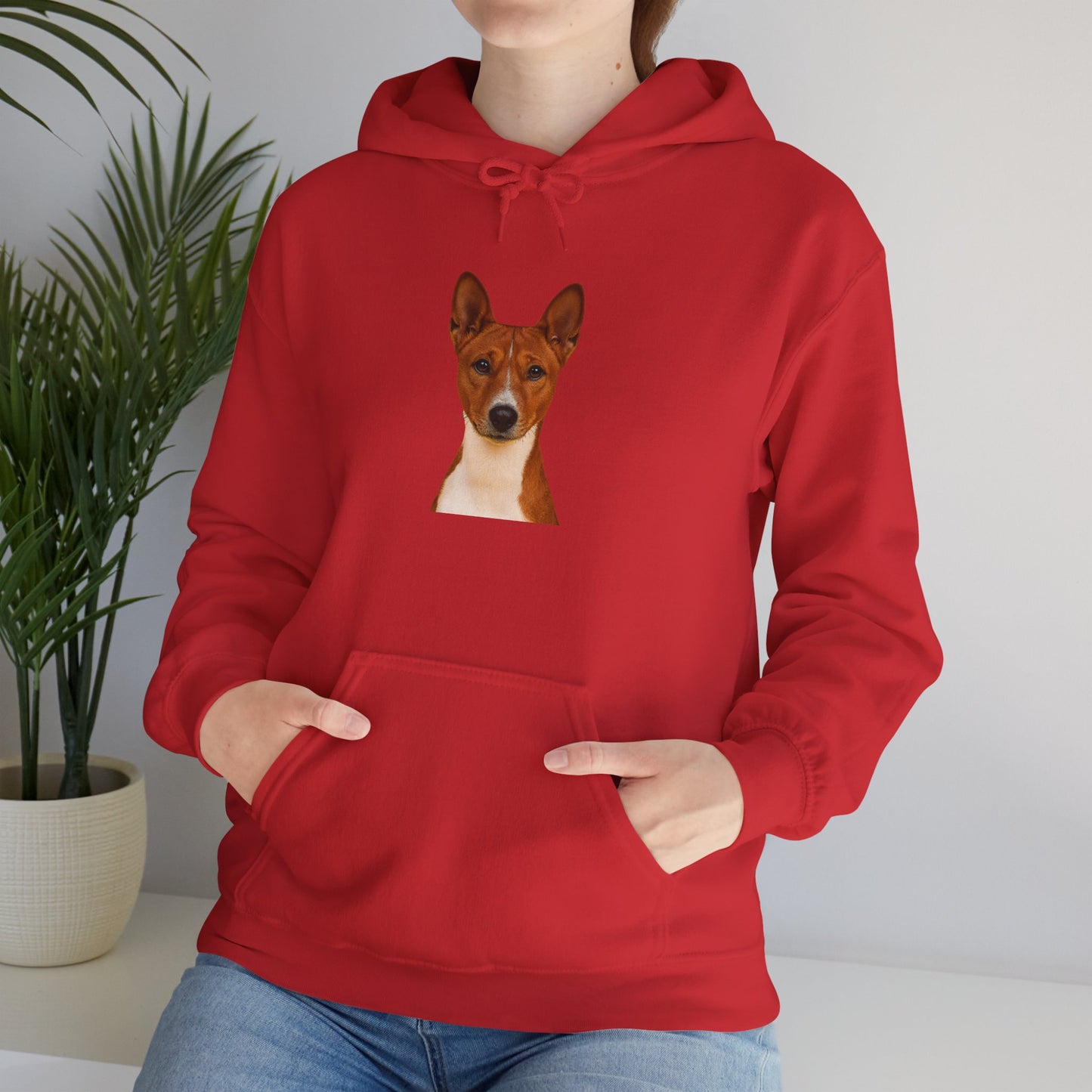 Basenji Head Unisex Hoodie