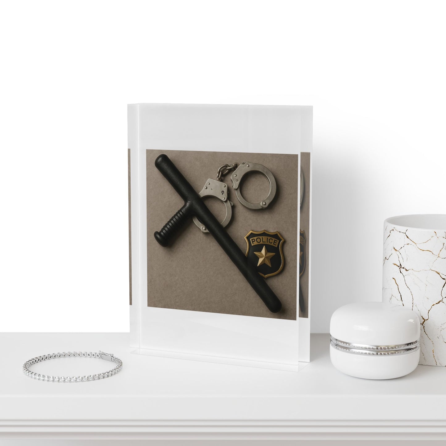 Law Enforcement Appreciation Acrylic Photo Block