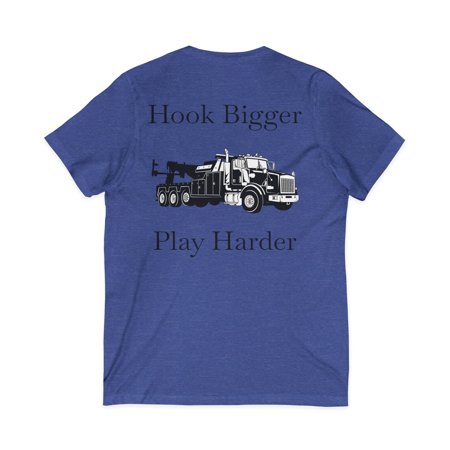 Hook Bigger Unisex Short Sleeve V-Neck Tee