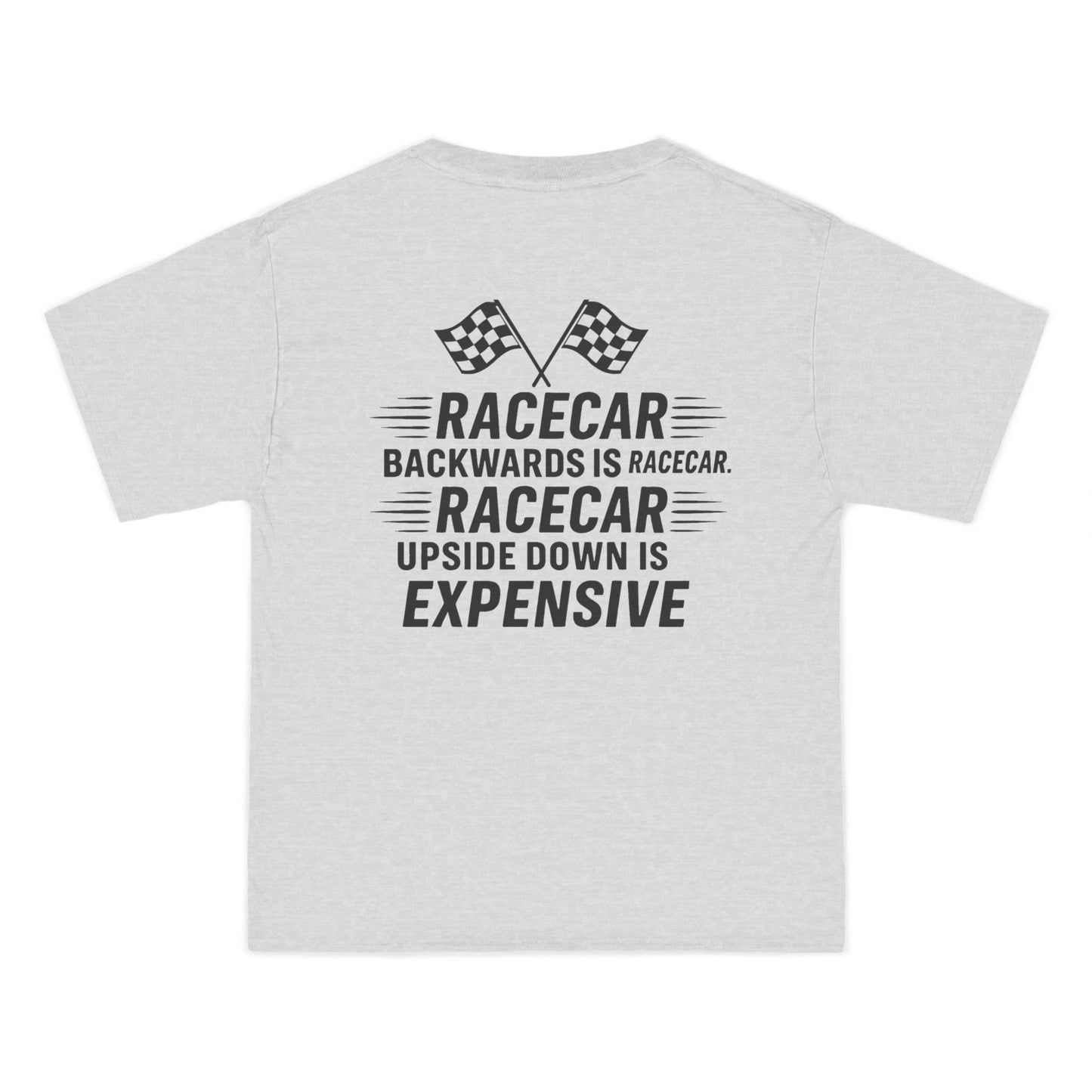 Racecar Backwards Men's Short-Sleeve Crewneck Tee