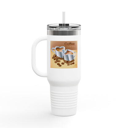 Coffee With Love Insulated Travel Mug