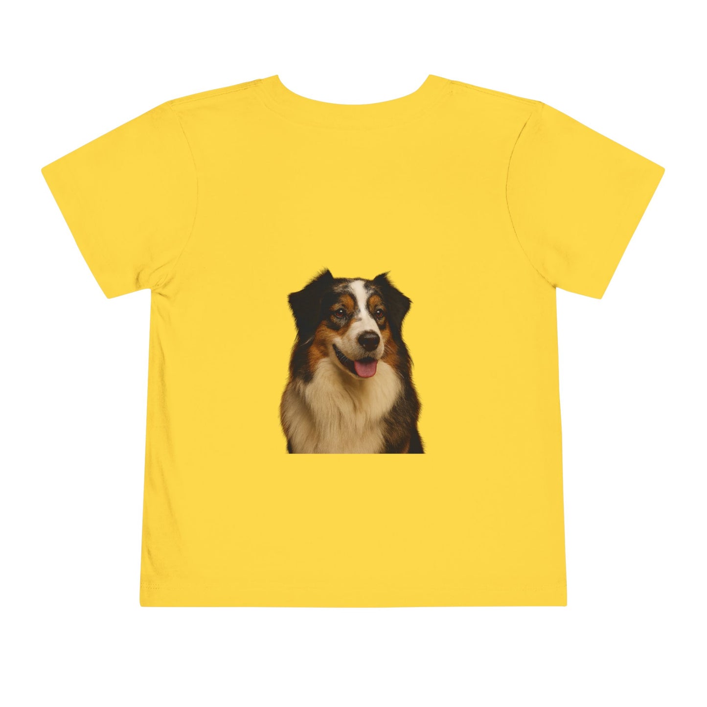 Aussie Head Toddler Unisex Short Sleeve Crewneck Tee