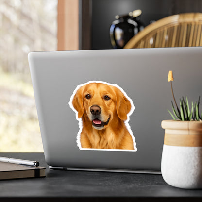 Golden Head Vinyl Decal