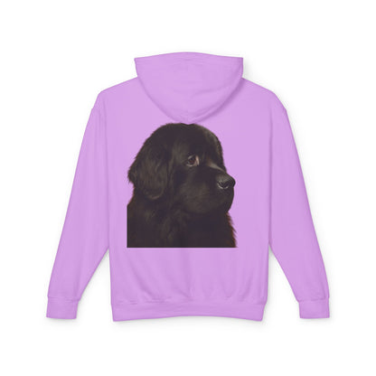 Newfie Head Unisex Lightweight Hoodie