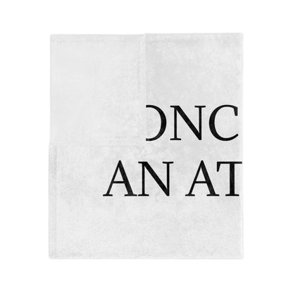 Fix My Face Velveteen Microfiber Blanket