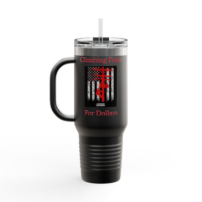 Climbing Poles Insulated Travel Mug