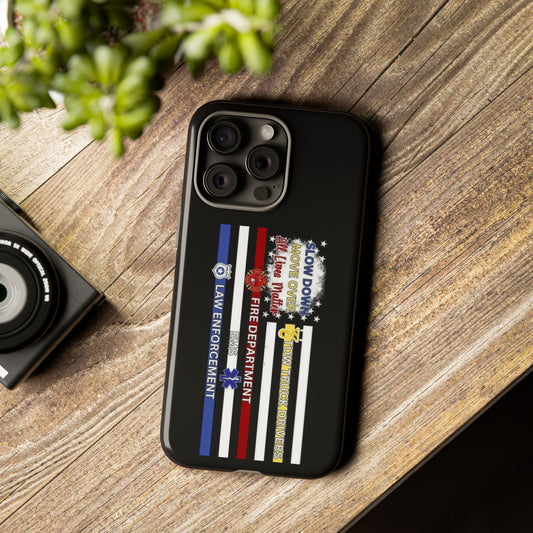 Slow Down Move Over Flag iPhone Case