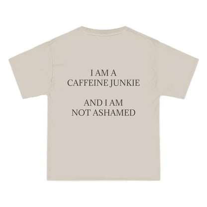 Caffeine Junkie Men's Short-Sleeve Crewneck Tee