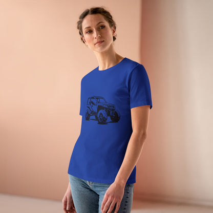 Off The Beaten Path Side By Side Women's Short Sleeve Crewneck Tee