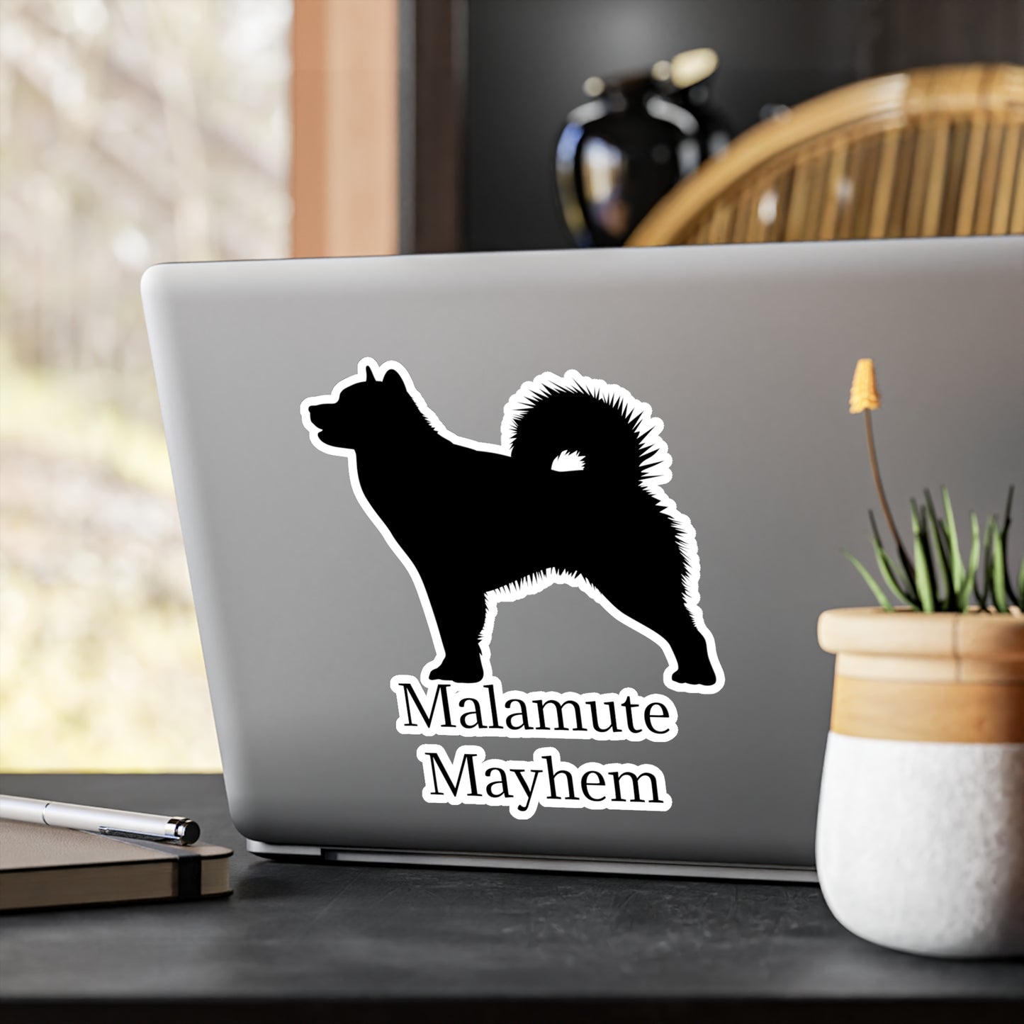 Malamute Mayhem Vinyl Decal