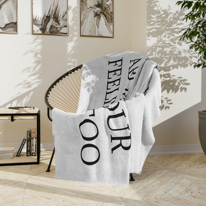 Raising Teenagers Velveteen Microfiber Blanket