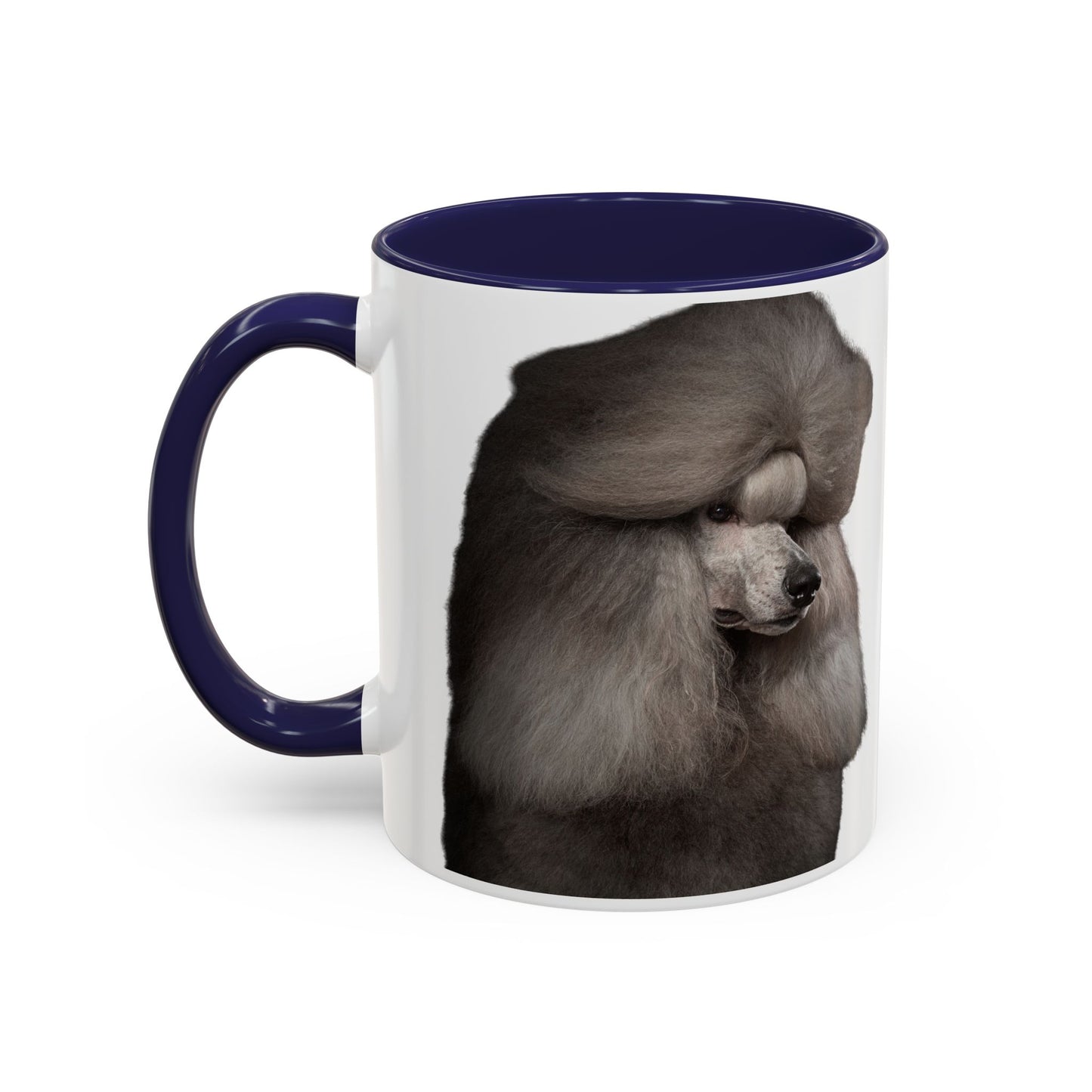 Poodle Head 2-Tone Coffee Mug